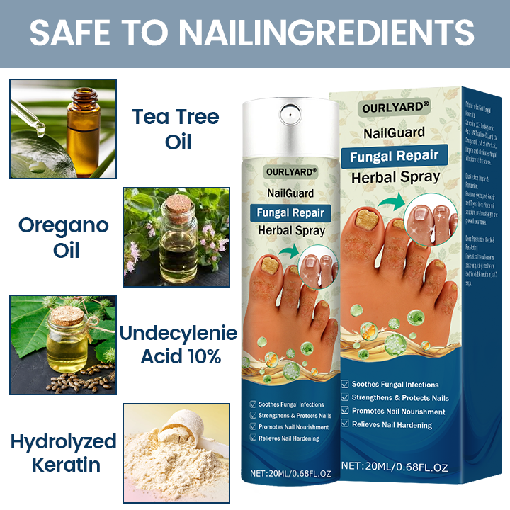 🔥Ourlyard® NailGuard Fungal Repair Herbal Spray