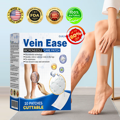🎁Time-Limited Offer -Ourlyard® Vein Ease Microneedle Care Patch - Cuttable (For Spider Veins, Varicose Veins, Swelling & Leg Fatigue)