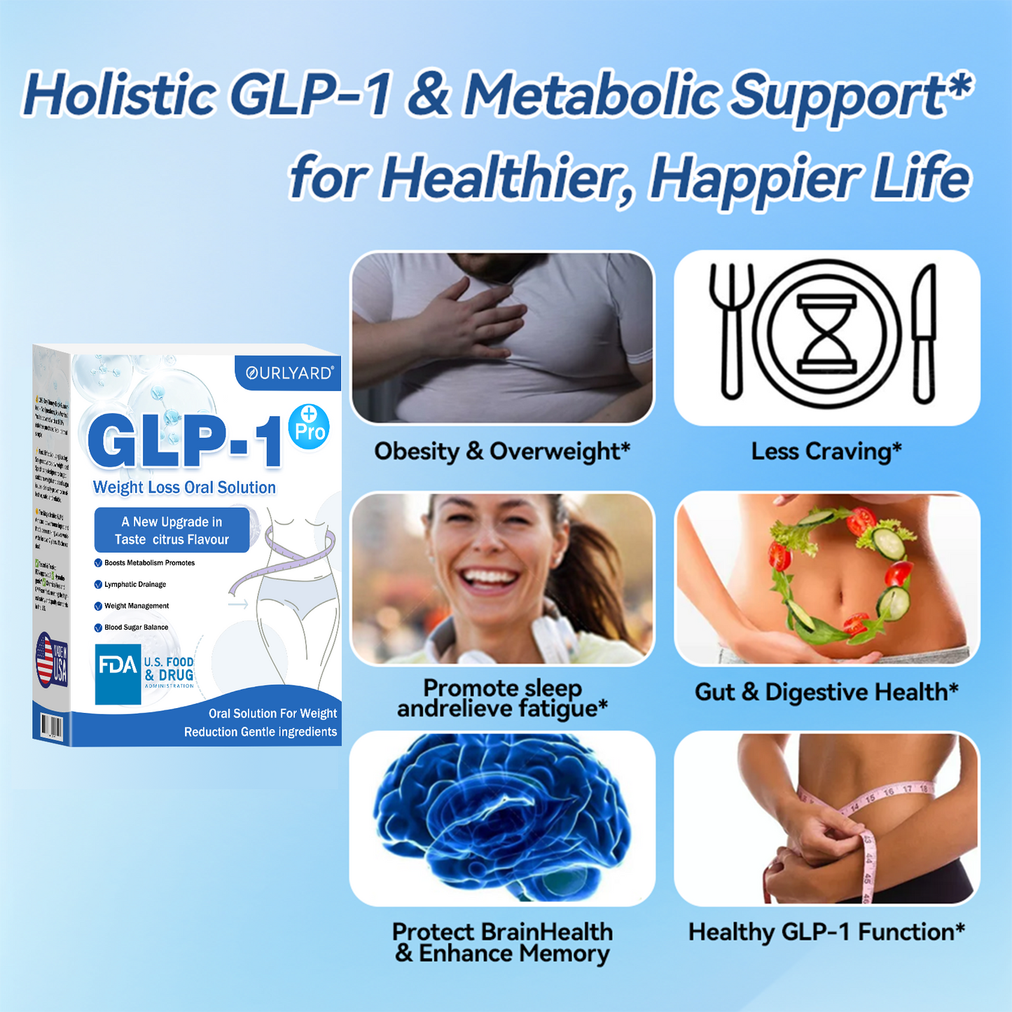 🎁Ourlyard® GLP-1 Pro Weight Loss Oral Solution – Visible results in 7 days, no side effects, suitable for all age groups 🌹🌹