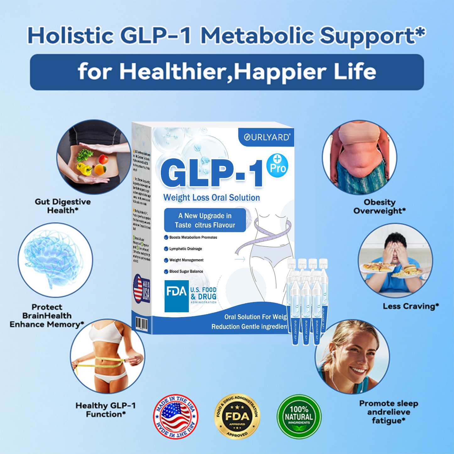 🎁Ourlyard® GLP-1 Pro Weight Loss Oral Solution – Visible results in 7 days, no side effects, suitable for all age groups 🌹🌹