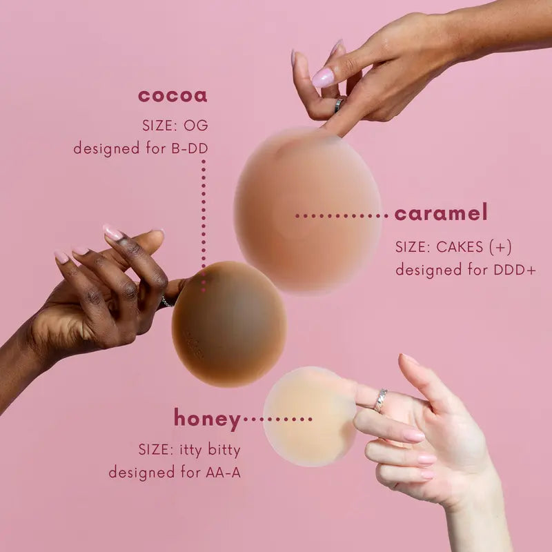 💕Sticky Silicone Nipple Covers – No-Glue Adhesive, Seamless, Skin-Safe & Reusable